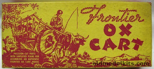 Frontier 1/24 Frontier Ox Cart plastic model kit